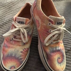 Vans Off The Wall Era Tie Dye Pink Classic Shoes Womens Size 7.5